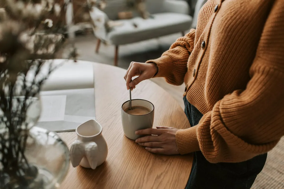 Slow Sundays. Sweater weather. One mug.
